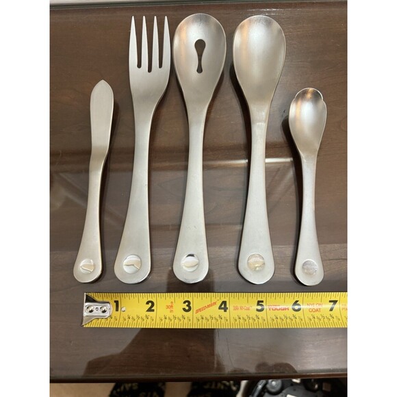 Robert Welch PENDULUM 18/10 Satin 5pc Serving Set - Picture 3 of 9